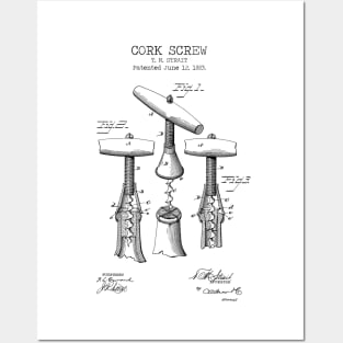 CORKSCREW patent Posters and Art